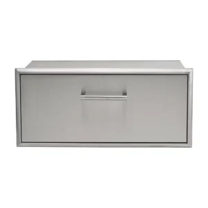 cajón sencillo de acero inoxidable coyote