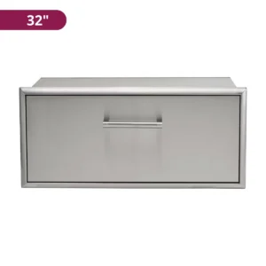 cajón sencillo de acero inoxidable coyote