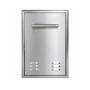 puerta pull out de acero inoxidable coyote