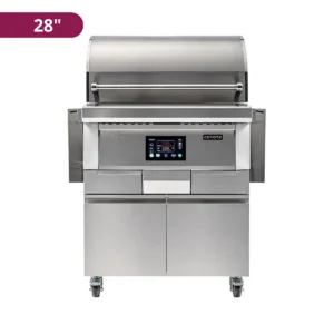 asador de pellets con carrito coyote