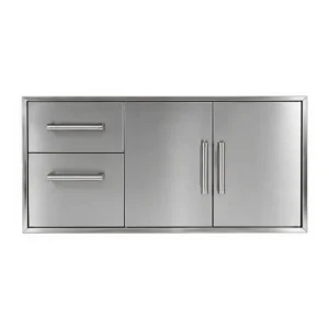 gabinete doble puerta + 2 cajones coyote