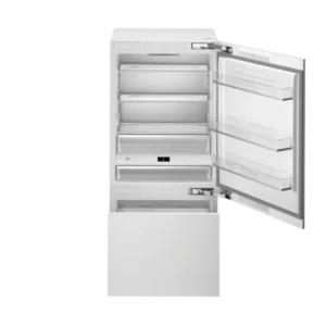 Refrigerador Bottom Mount de 36 pulgadas Bertazzoni, eficiencia y estilo en un solo equipo.